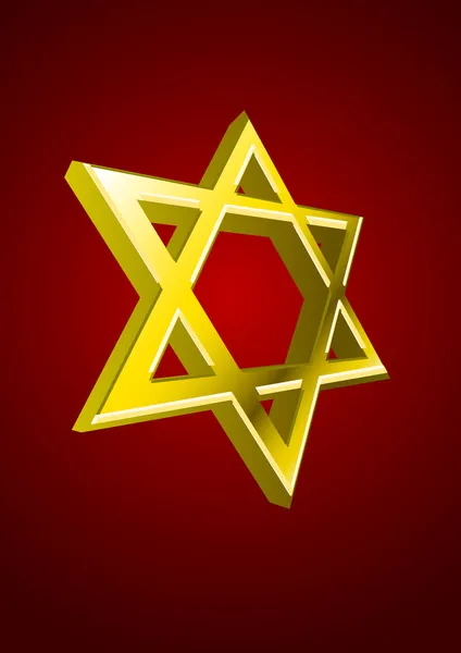 Stock vector Vector Jewish star