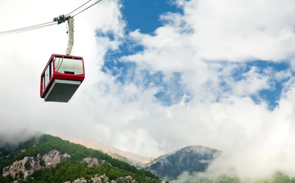 Cable Car Tahtali Mountain Olympus Turkey — Stock Photo, Image