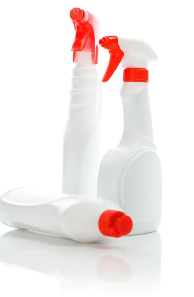 Três sprays de cozinha branca — Fotografia de Stock