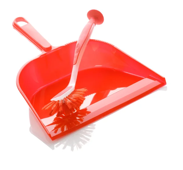 Set for sweeping isolated — Stock Photo, Image