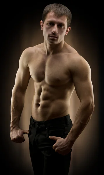 Portret mięśni mężczyzn — Zdjęcie stockowe