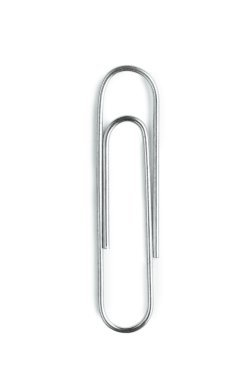 Macroshoot of paperclip clipart