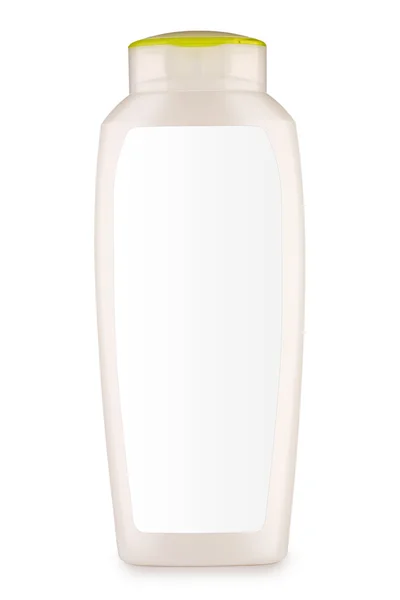 Jasne butelki szamponu — Zdjęcie stockowe