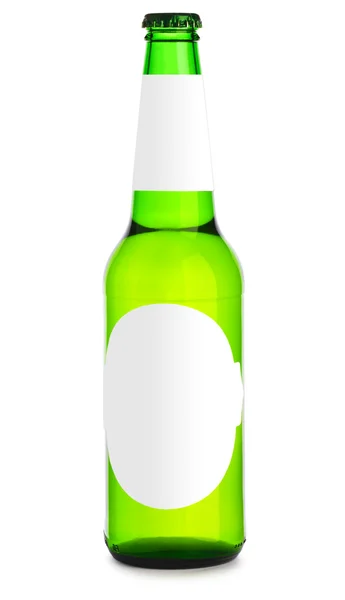 Бутылка пива изолированы — стоковое фото