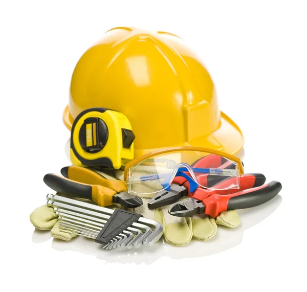 Big set of building tools — Stock Photo, Image