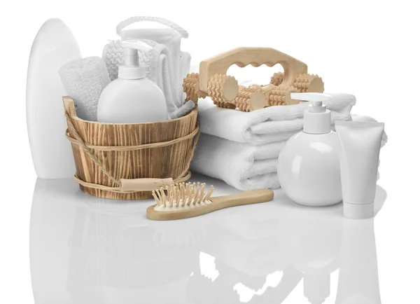 Composition of bathing accessories — Stock Photo, Image