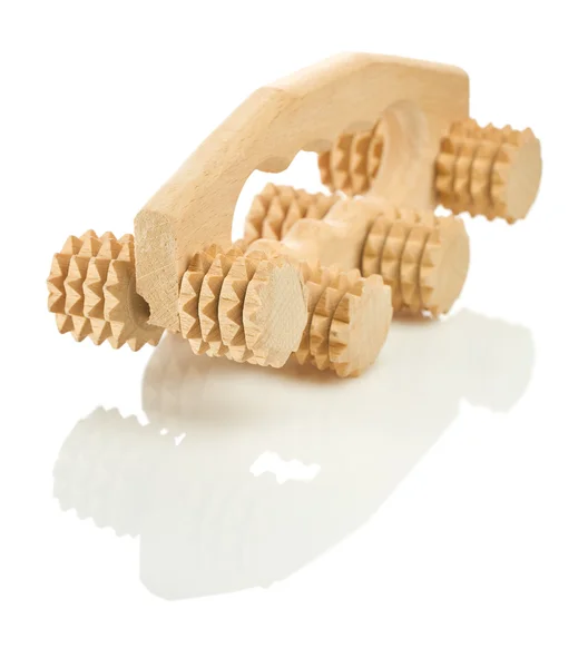 Dřevěný masér — Stock fotografie