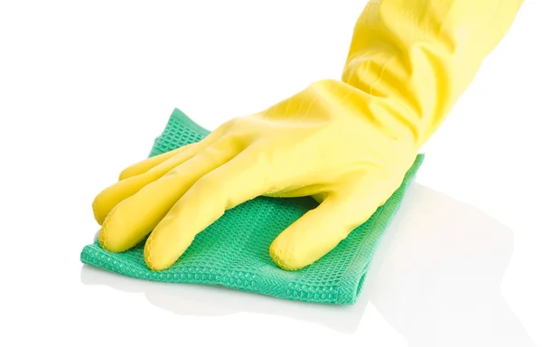 Handschoen en doek — Stockfoto