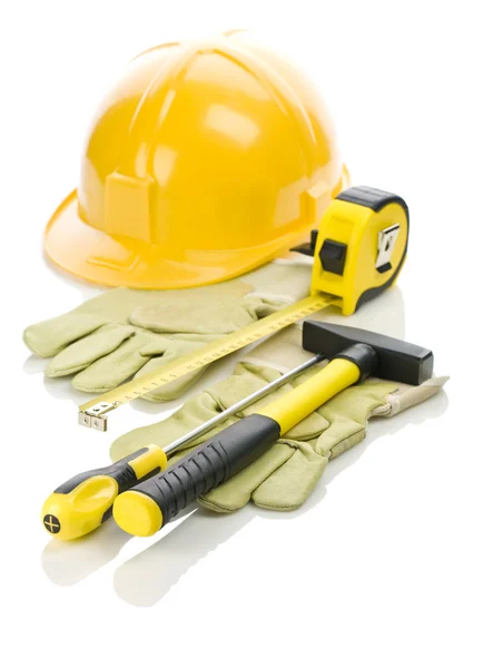 Gloves and tools for repairing — Stock Photo, Image