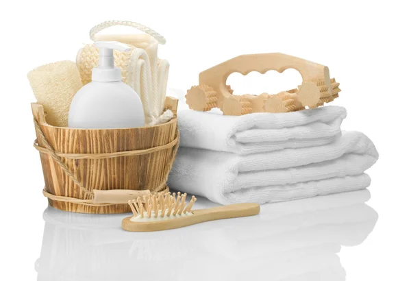 Group of bathing accessories — Stock Photo, Image