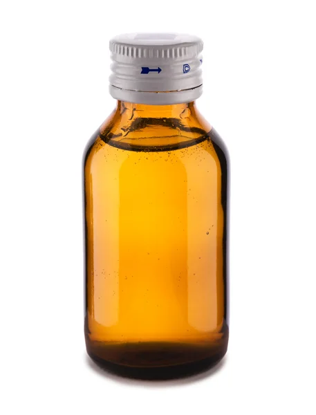 Medical yellow bottle — Stock Photo, Image