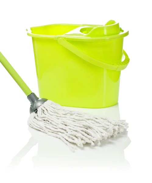 Mop and bucket — Stock Photo, Image