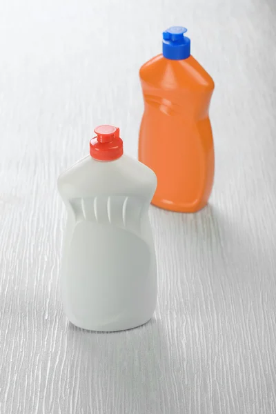 オレンジと白のボトル — ストック写真
