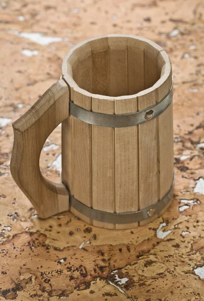 コルク木のマグカップ — ストック写真