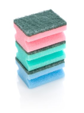 Stack of cleaning sponge clipart