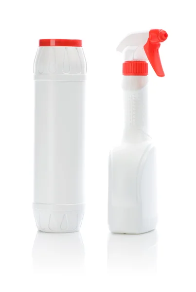 Dois limpador branco isolado — Fotografia de Stock