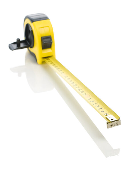 Yellow measuring tape