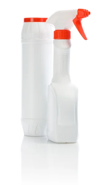 Twee witte sprays geïsoleerd — Stockfoto