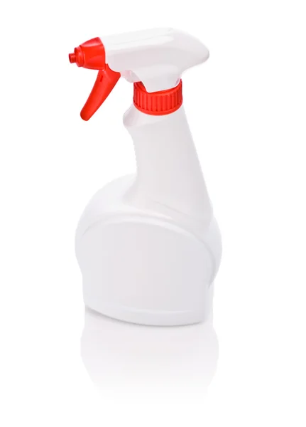 Flacone spray bianco — Foto Stock