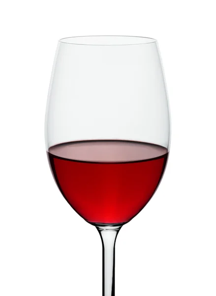 Sklenici s červeným vínem, samostatný — Stock fotografie