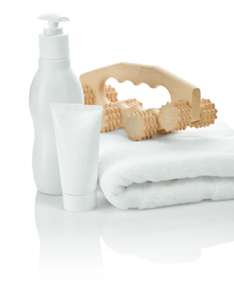 Produtos de higiene pessoal para cuidados — Fotografia de Stock