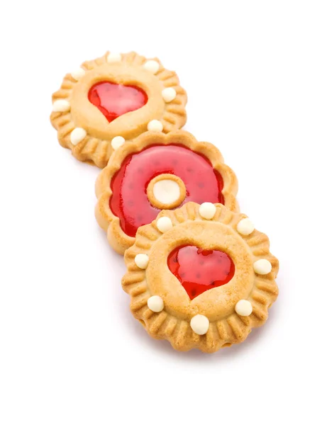 Три солодке печиво — стокове фото