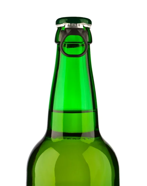 Oberseite der grünen Flasche — Stockfoto