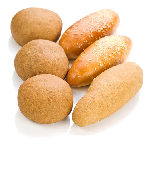 Seis lombos de pão — Fotografia de Stock