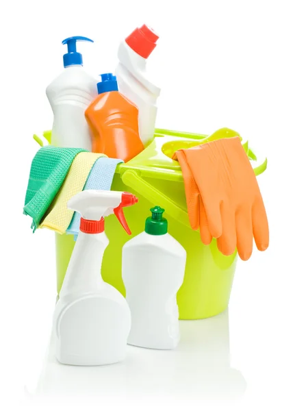 Set of cleaning accessories — Stock Photo, Image