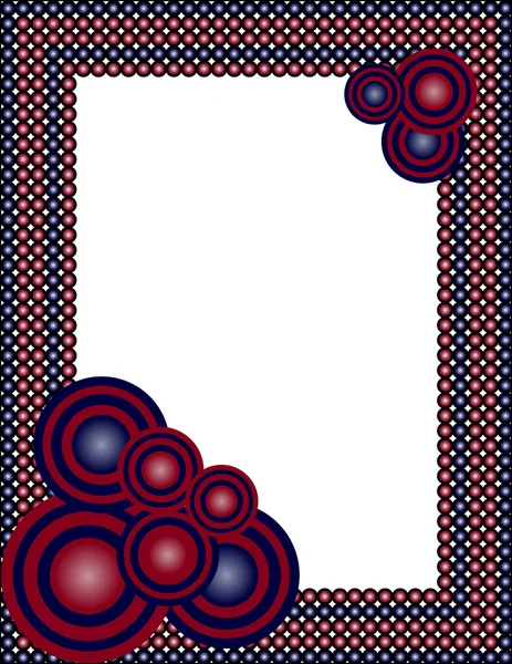 Illustration vectorielle d'un cadre abstrait — Image vectorielle