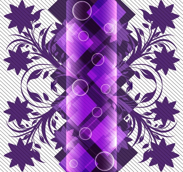 抽象的な紫色の背景. — ストックベクタ