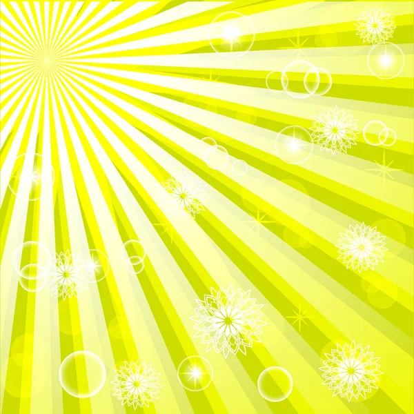 Vectorillustratie van een abstracte zonnige achtergrond. eps10 — Stockvector