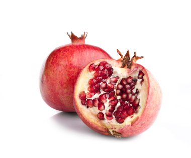 Juicy opened pomegranate clipart