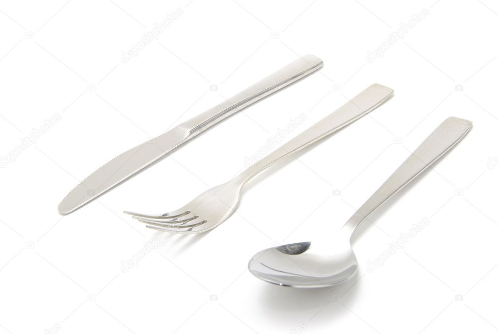 Spoon and knife