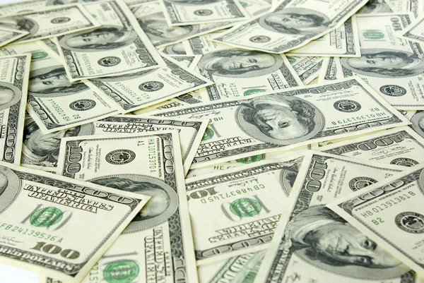 American Dollars Arranged Background — Stock Photo, Image