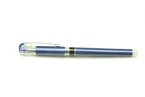 Penna su bianco — Foto Stock