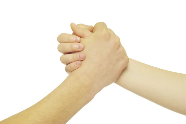 Hand in hand — Stock Photo, Image