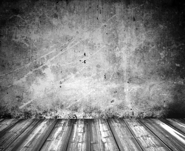 Grunge 室内木地板 — 图库照片