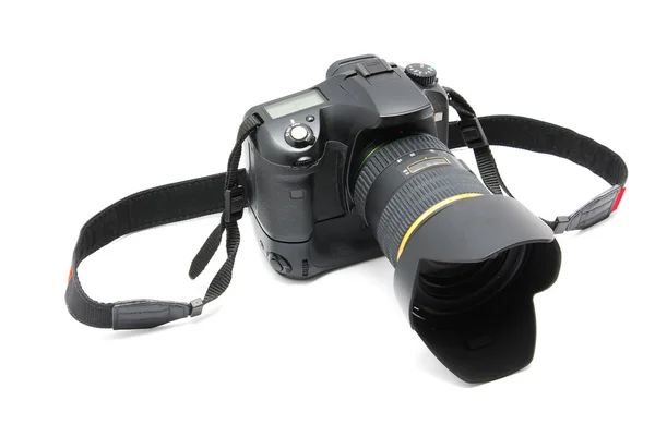 Černý digitální fotoaparát — Stock fotografie