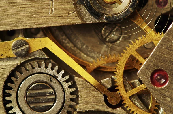 Viejo mecanismo del reloj — Foto de Stock