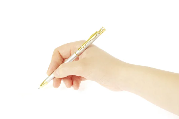 Στυλό στο χέρι — Φωτογραφία Αρχείου