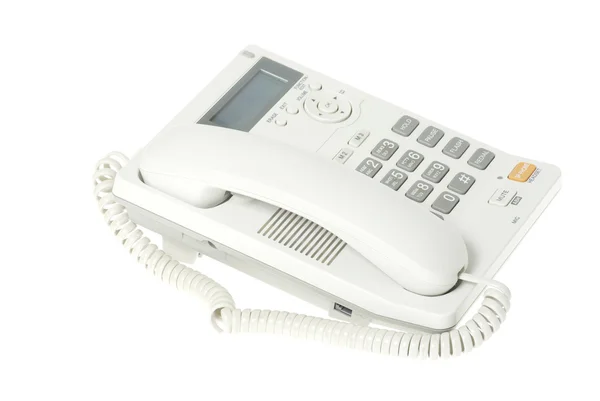 白い電話 — ストック写真