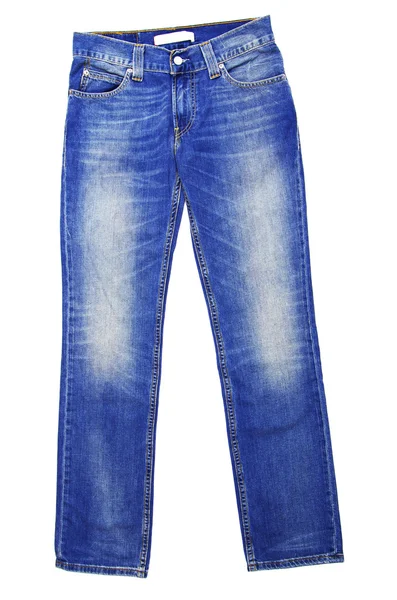 Jeans auf weiß — Stockfoto