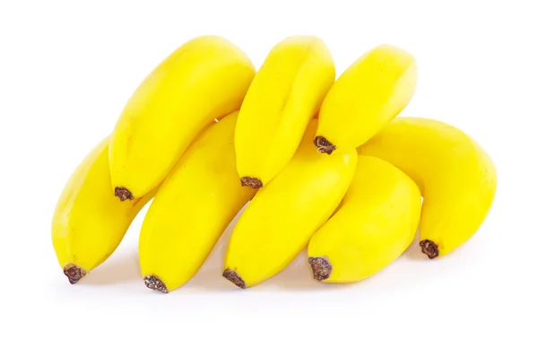 केळी पर पांढरा — स्टॉक फोटो, इमेज