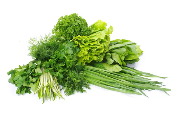 Herbs in white — Stock Photo, Image
