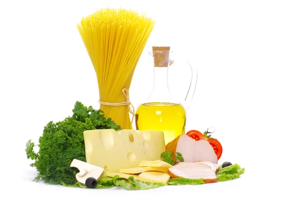 Ingrediënten voor pasta — Stockfoto