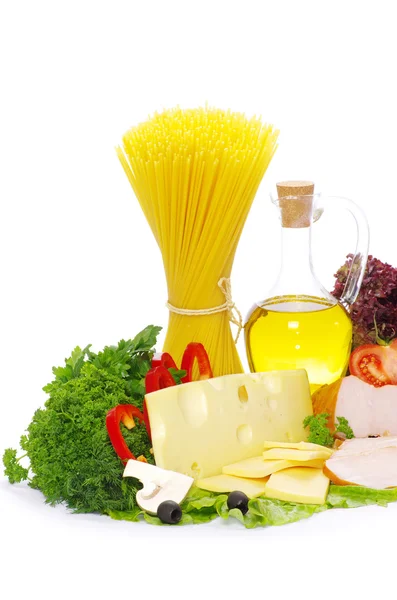 Ingredients for pasta — Stock Photo, Image