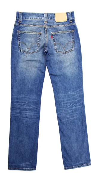 Jeans auf weiß — Stockfoto