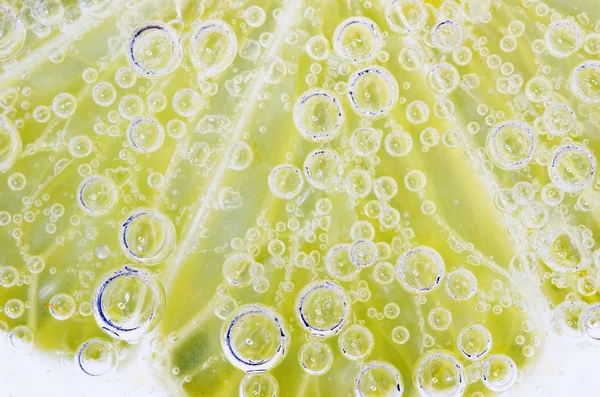Citron s bublinami — Stock fotografie