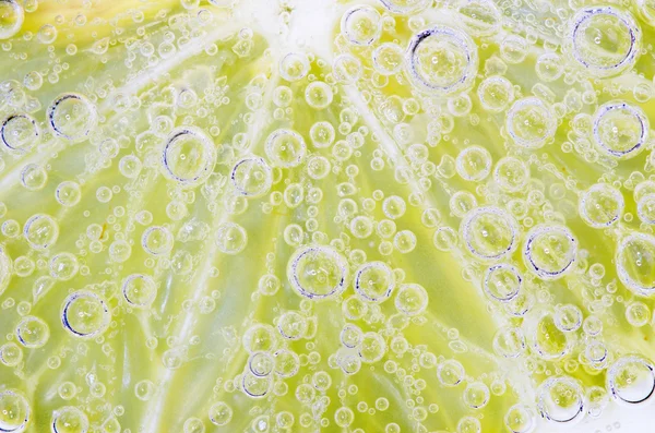 柠檬与泡沫 — 图库照片